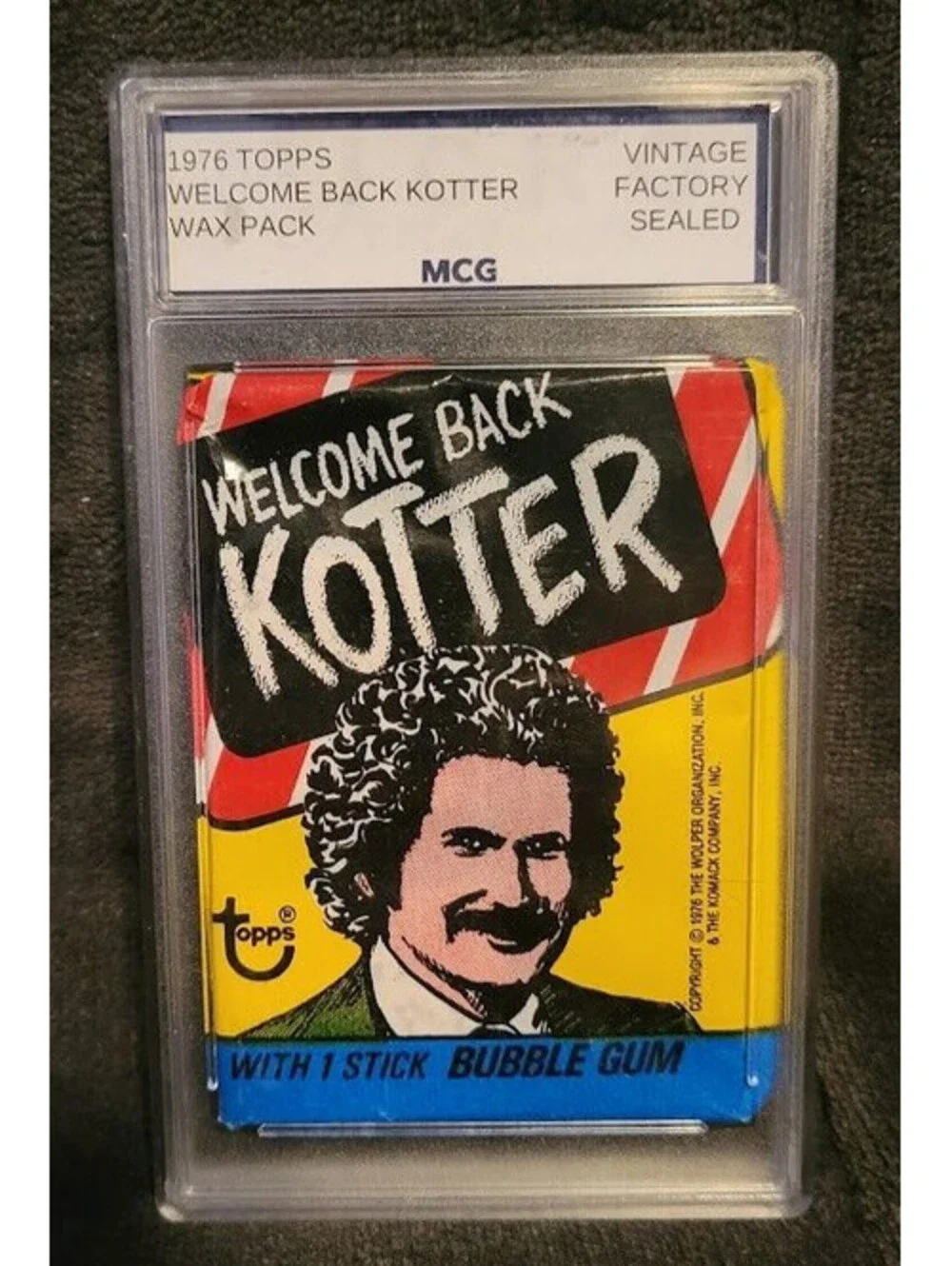 Vintage Factory Sealed 1976 Topps Welcome Back Cotter Wax Card Pack MCG Case